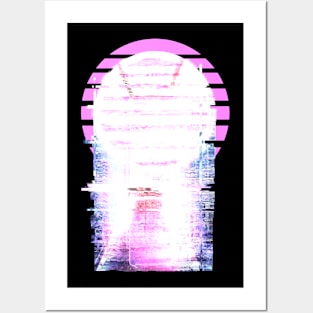 Glitch of the sun Posters and Art